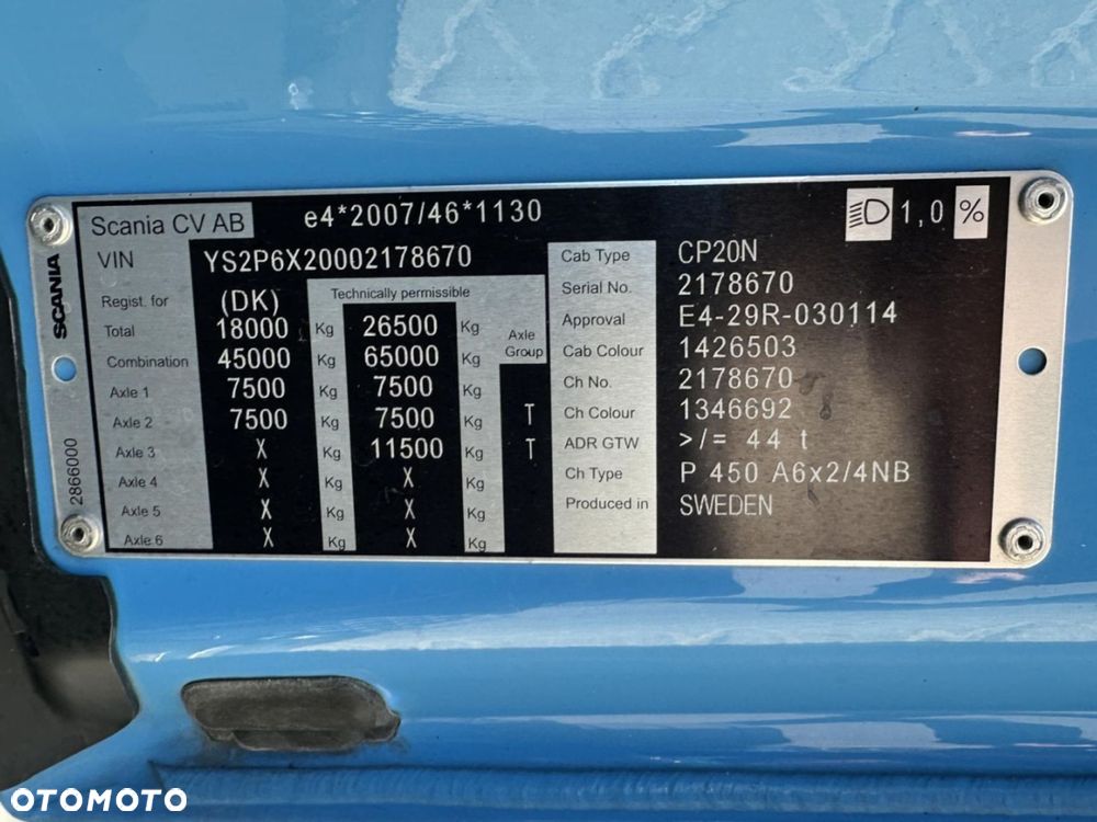 Scania P 450 A6x2/4NB PUSHER - 21