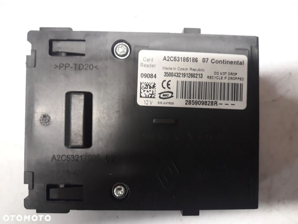 ZESTAW STARTOWY RENAULT MEGANE III 1,4 TCE 2009r  STEROWNIK 237100293R   V29005568A   9092029330   237100294R - 4