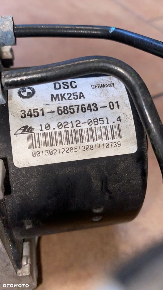 BMW X3 F25 POMPA HAMULCOWA ABS ORYGINAŁ SPRAWNA 6857643 - 4