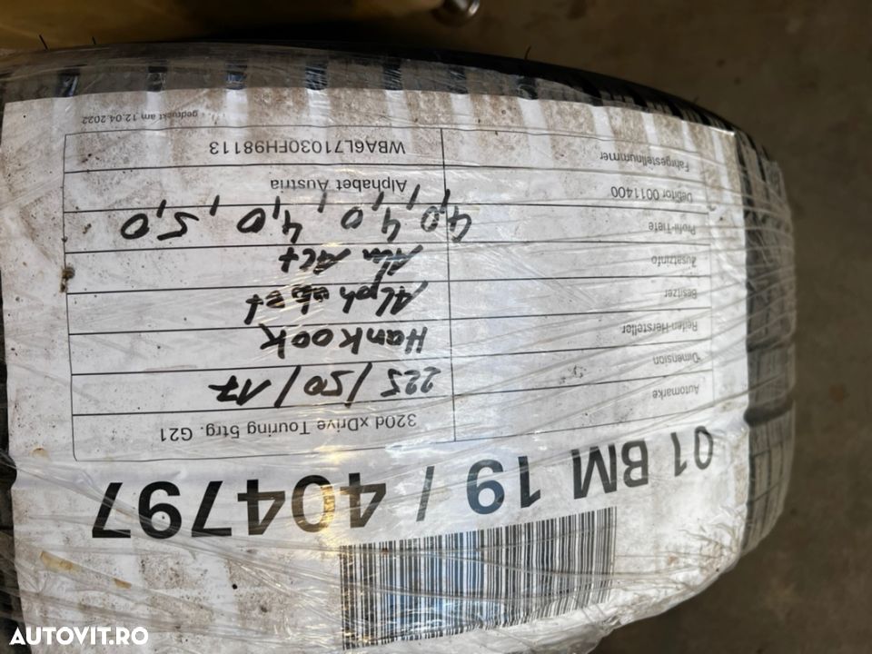 vand set jante originale Bmw 3 G21 pe 17” cu anvelope iarnă - 9