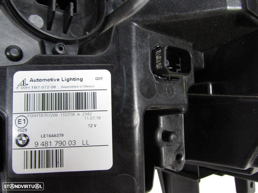FAROL LASER Direito Seminovo/ Original BMW X5 (G05) 63119481790 - 6