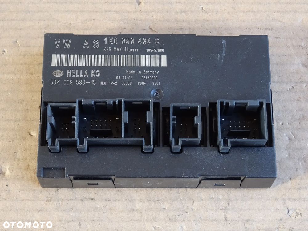 MODUŁ STEROWNIK KOMPUTER SILNIKA EDC16U1 2,0 TDI VW TOURAN AUDI SEAT SKODA - 8