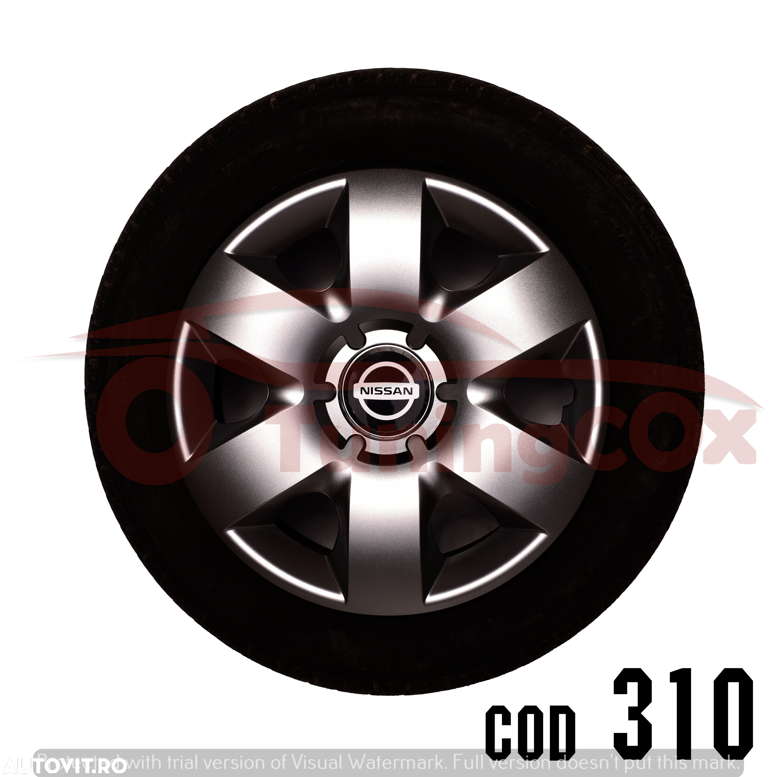 Capace roti R15 Nissan la set de 4 buc,Capace janata aliaj - 6