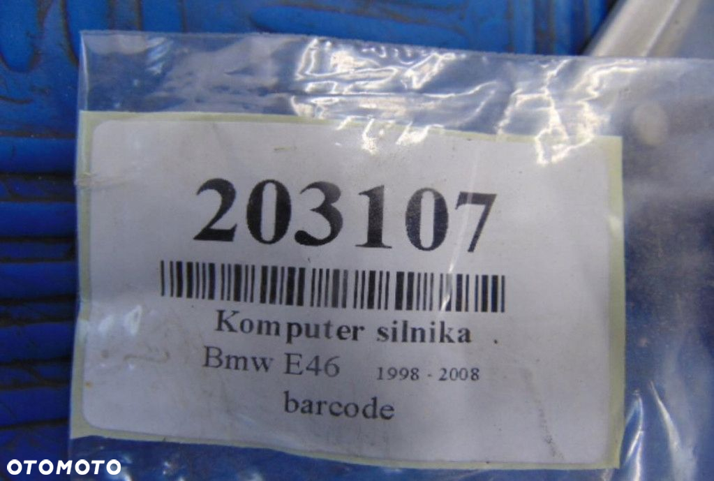 BMW E46 1.9B KOMPUTER SILNIKA 0261204420 - 7
