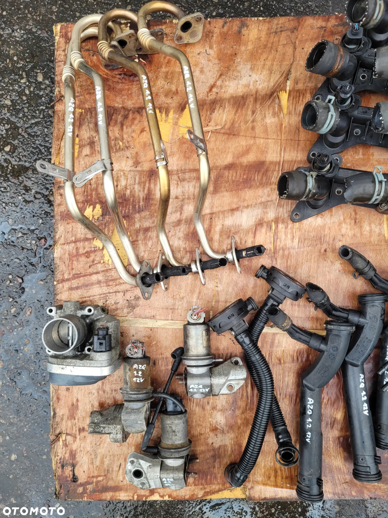CZĘŚCI DO SILNIKA AZQ 1.2 12V PRZEPUSTNICA ZAWÓR EGR KOLEKTOR SSĄCY VW - 2