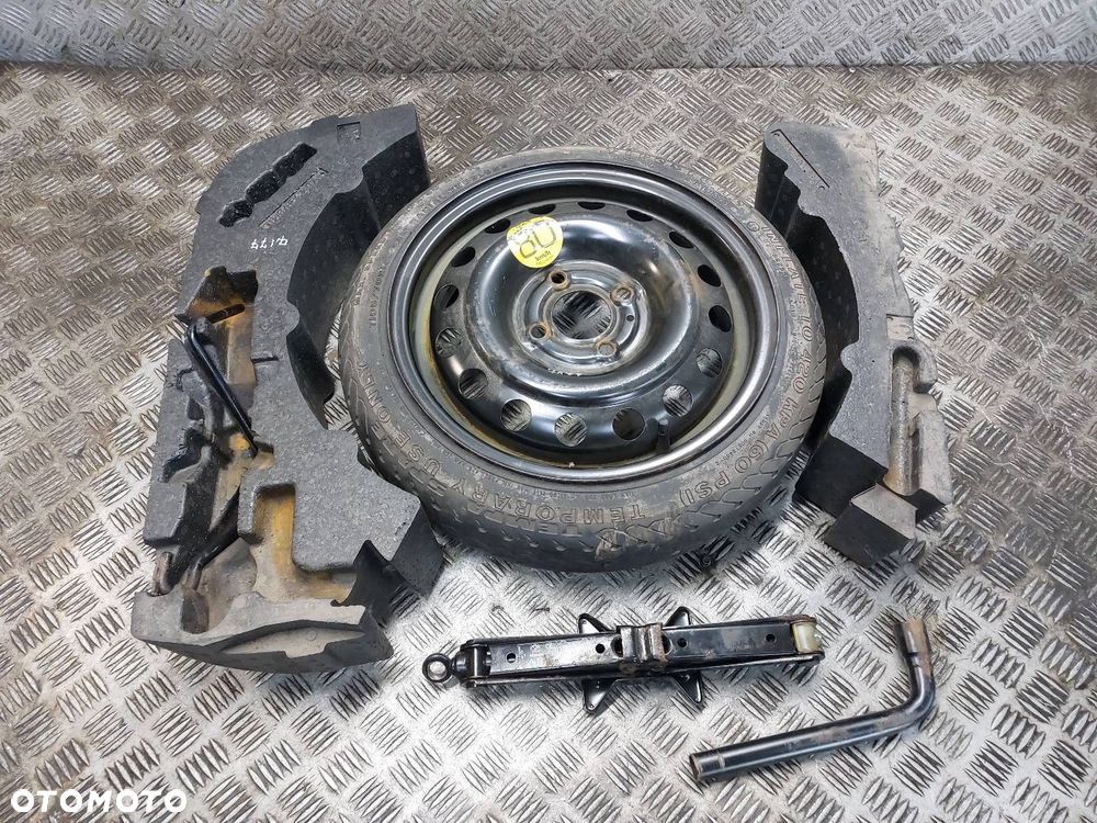 ORGANIZER BAGAŻNIKA + DOJAZDÓWKA 4x100 4Jx14 105/70R14 NISSAN MICRA K12 - 1