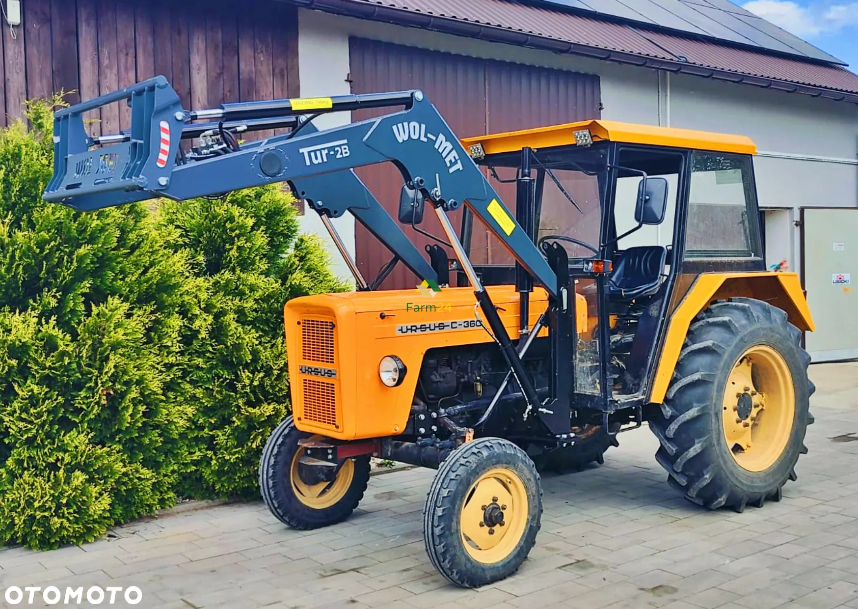 Ładowacz czołowy TUR Z OSPRZĘTEM Ładowacz TUR do C330 C360 T25 Zetor MTZ euroramka WOL-MET - 2