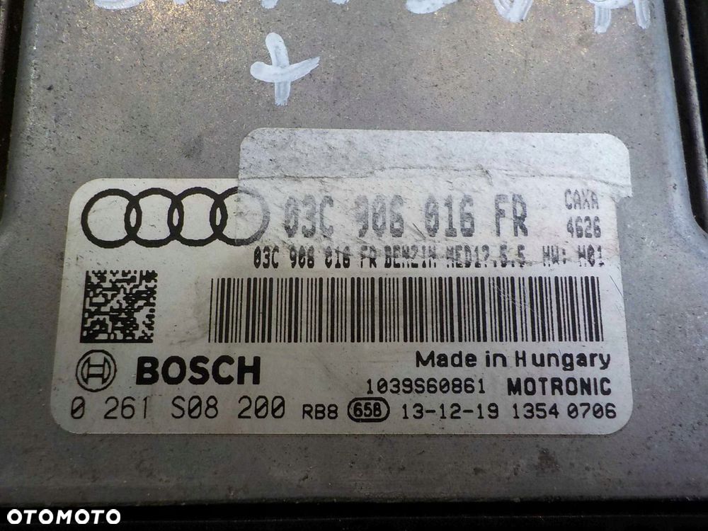 AUDI A1 8X 1.4 TFSI sterownik silnika 03C906016FR - 8