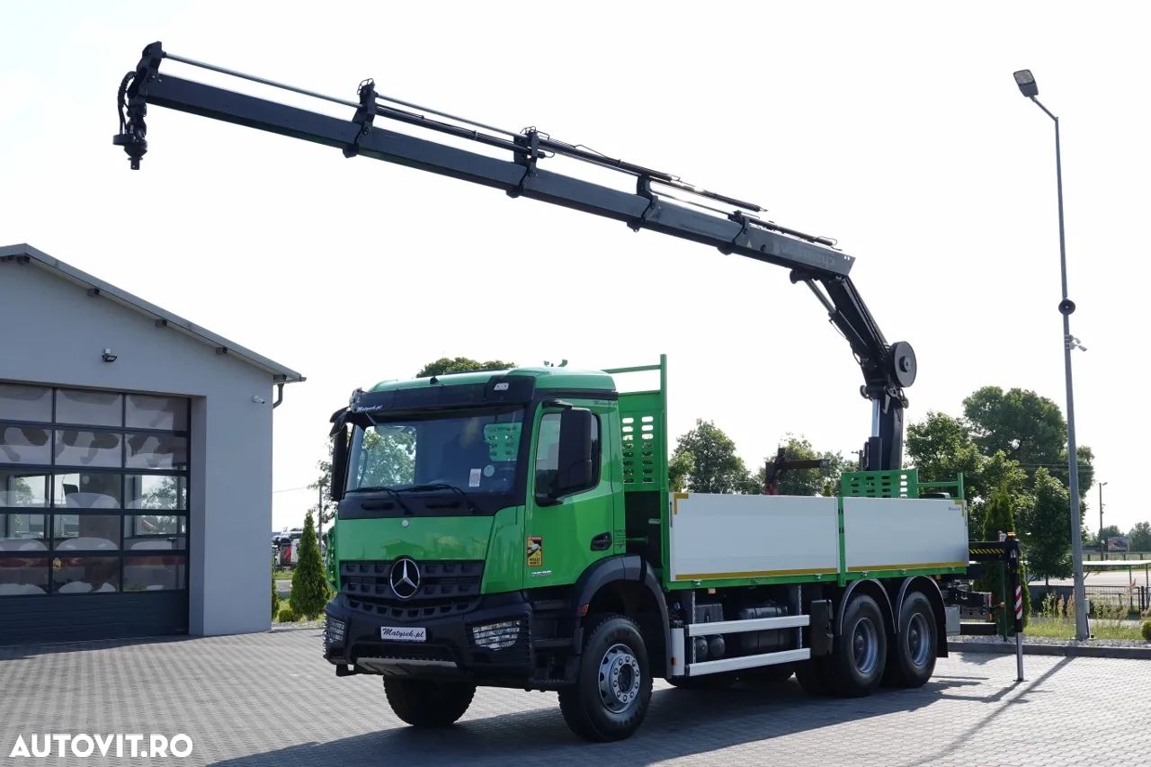 Mercedes-Benz AROCS 2636 / 6x4 / TRANSMISIE - 6.5 M / + HDS HIAB 4x extensie: 13 m / EURO 6 / 2018 AN / RADIO CONTROL / ANVELOPE 100% - 1