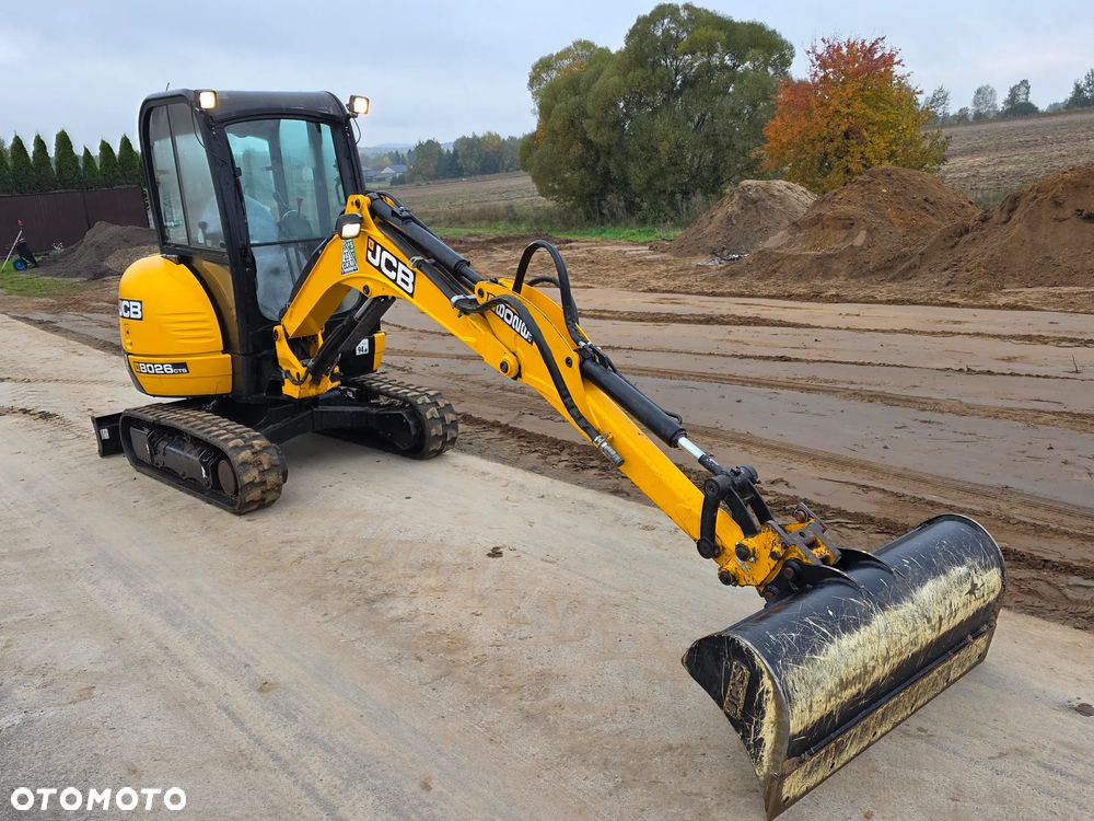 JCB JCB 8026 mini koparka 3 łyżki szybkozłącze 1 wł sprowadzona serwisowana idealna 8025 - 20