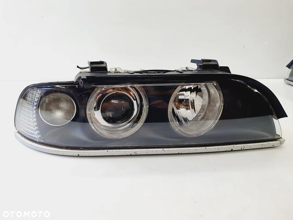 BMW 5 E39 LIFT 00-03r LAMPA LEWA PRAWA PRZÓD ORYGINAŁ H7 EU!!! - 8