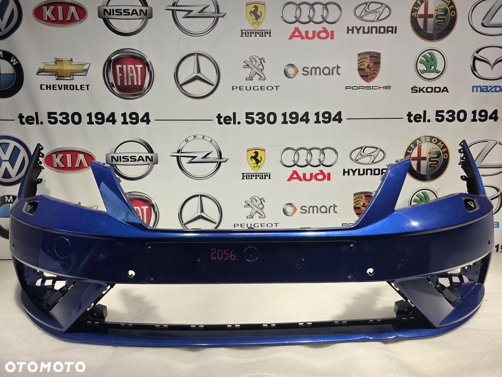 SEAT LEON 3 III LIFT 16- ZDERZAK PRZEDNI PRZÓD NA SPRYSKI + 4xPDC NR 5F0807221R NR AUKCJI NZ2056 - 1