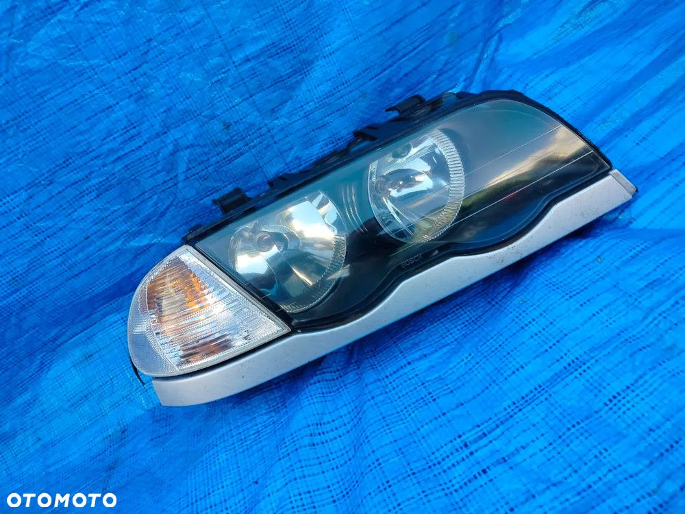 Lampa Prawy Przód Prawa Przednia Przedlift BMW E46 Kompletna ORYGINAŁ Europa - 1