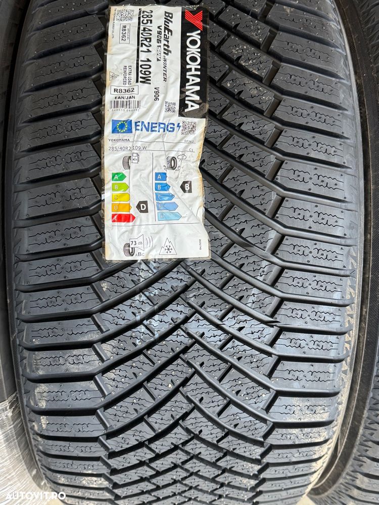 Vând set anvelope 285/40/21-315/35/21 Yokohama de iarnă noi - 4