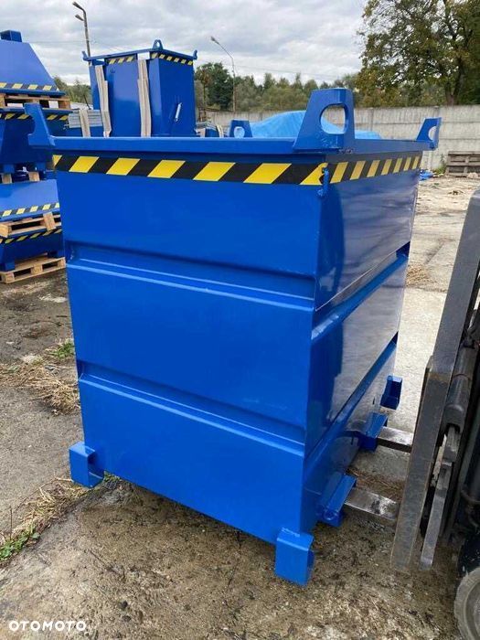 Wąski, wysoki kontener PMO 1000 L do obrotnic - 1