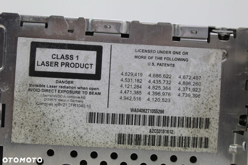 RADIO CZYTNIK NAWIGACJI NAVI BMW E60 9117559 - 7