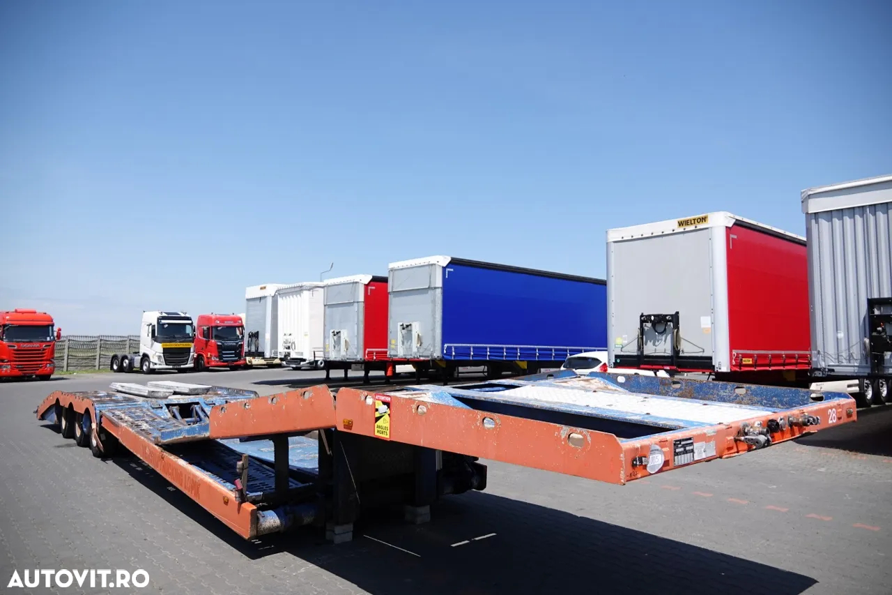 Alta VS-MONT/ VSAT11 / REMORCĂ / LOW LOADER / 17 M / PLATFORMĂ HIDRAULICĂ / TROLIU / SAF - 8