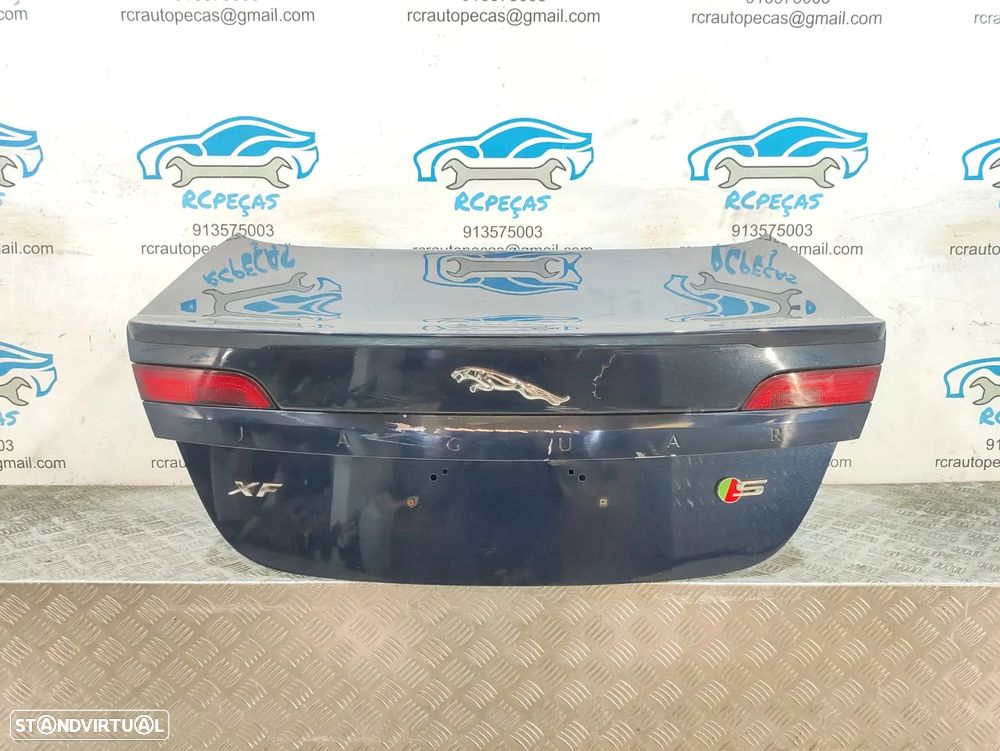 Porta Tampa Mala Jaguar XF 1 I X250 Farolins Fecho Puxador - 1