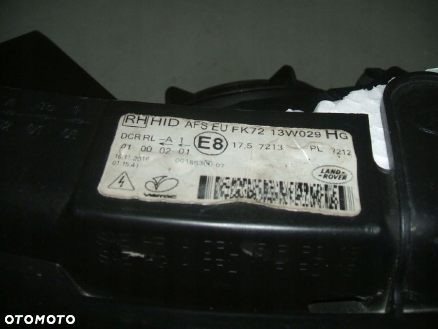 RANGE LAND ROVER DISCOVERY SPORT V L550 LAMPA LEWA PRAWA xenon bixenon AFS - 10
