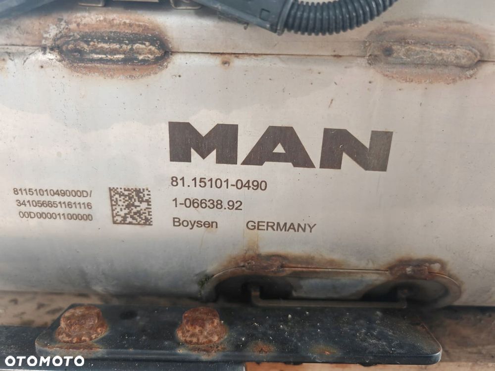 WYDECH/TŁUMIK/KATALIZATOR MAN TGL TGM EURO 6 81.15101-0490 - 2