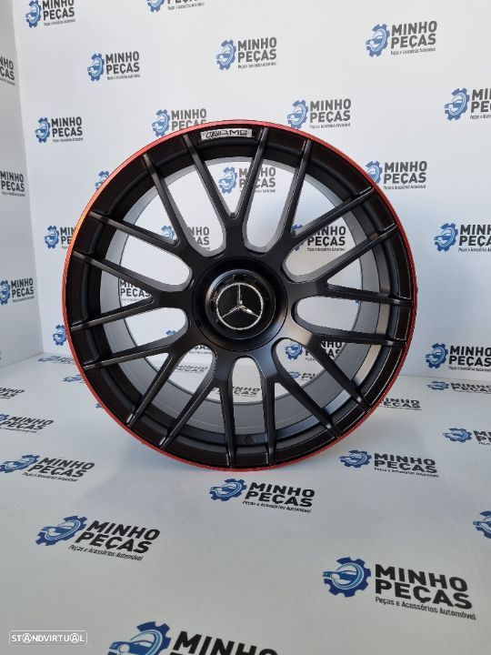 Jantes Mercedes Novo (C63S) AMG em 19 Red Line - 7