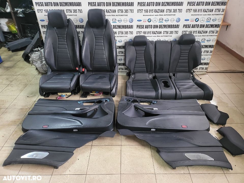 Tapiterie Interior Complet Scaune Mercedes E Class Coupe Cabrio AMG W238 A238 C238 Piele Incalzire - 1