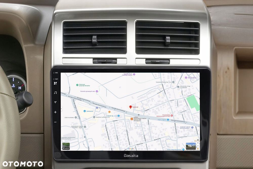 jeep compass i mk49 2007-2010 nawigacja 10,2 android 13 6gb / 64gb - 4