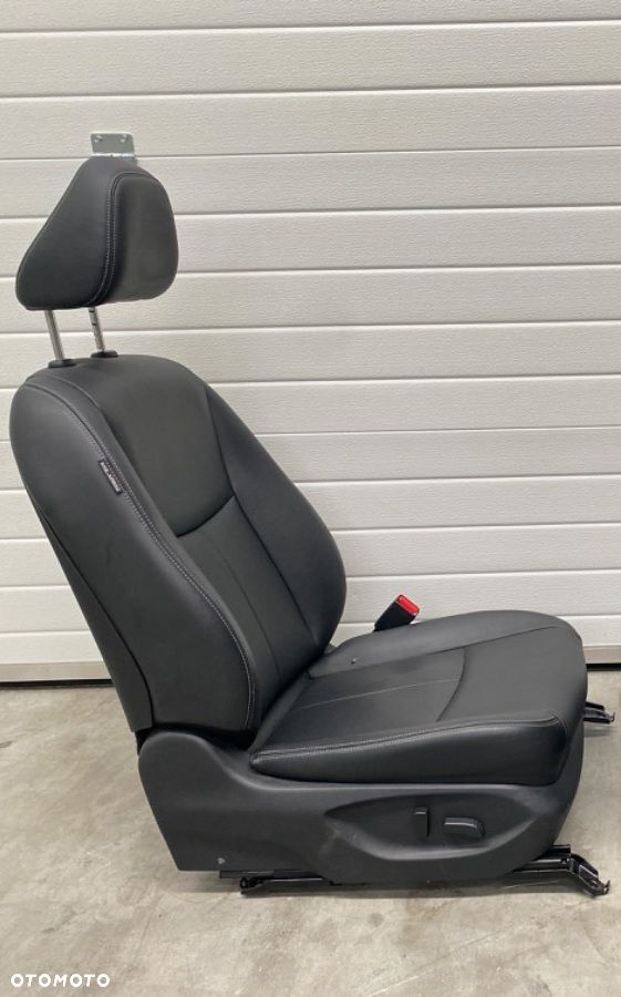 FOTEL PRAWY PRZÓD ELEKTRYCZNY INFINITI Q50 CZARNY SKÓRA EUROPA - 2