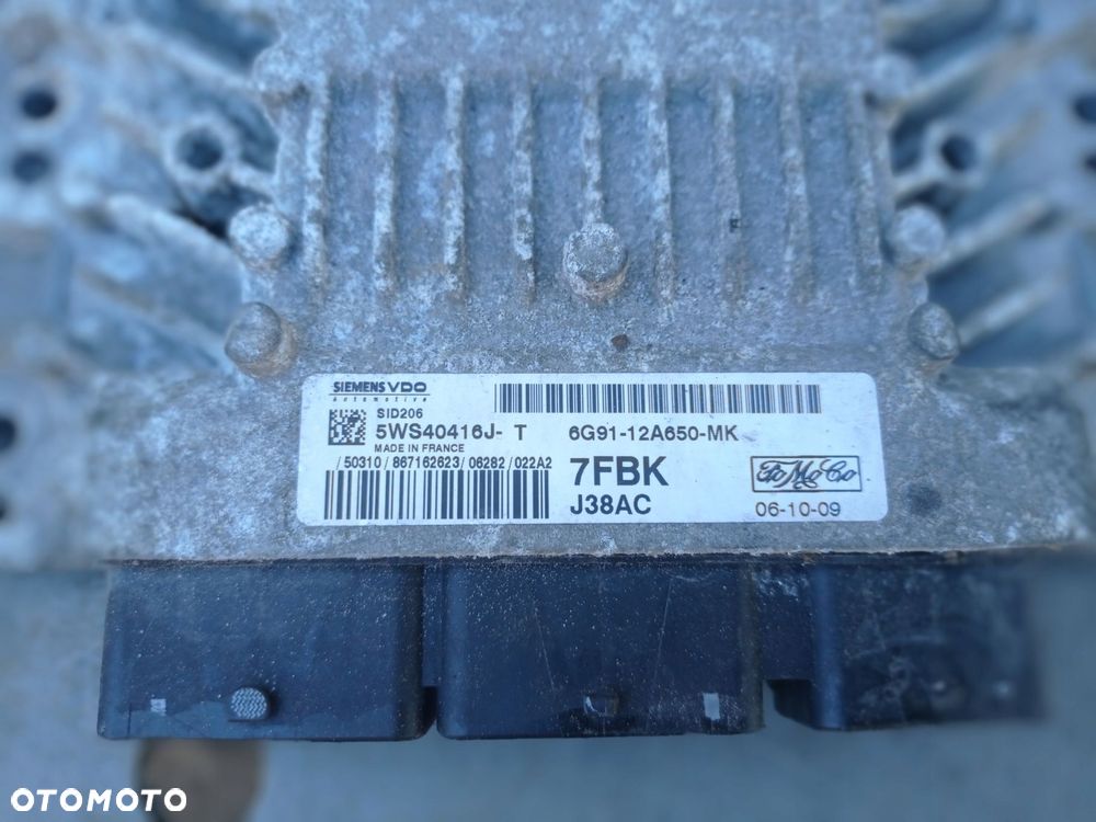komputer silnika ford s-max 2.0 tdci 6g91-12a650-mk - 2