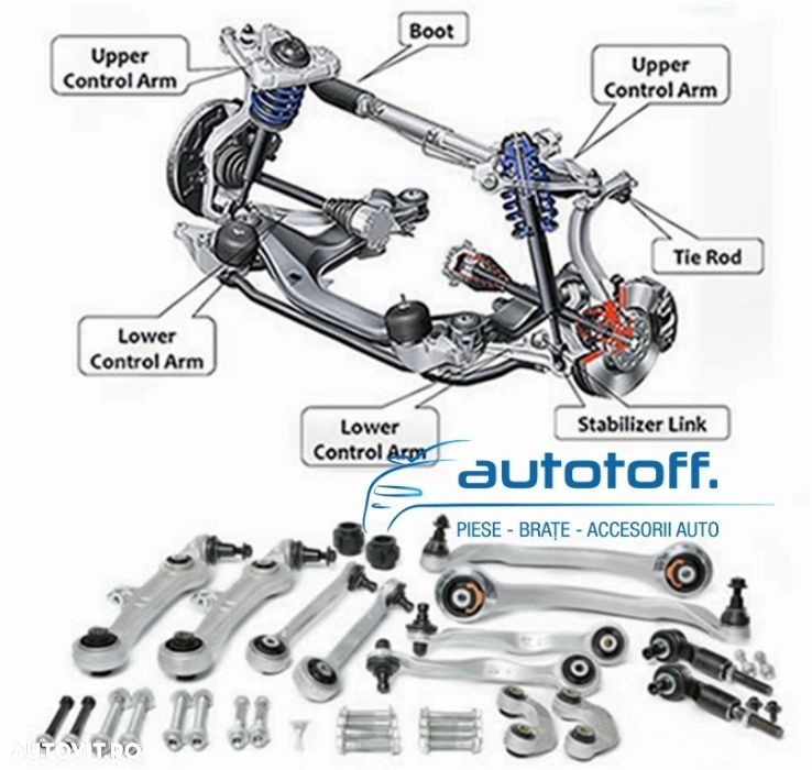 Kit Brate Audi A4 B5, A6 C5, VW Passat B5 3B set HD-Version OFERTA - 6