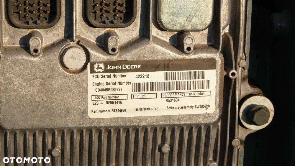 Chłodnica EGR silnika John Deere  5000i6000nr sil 4045R035927 seria sil CD4045 L23 poj 4.5l - 15