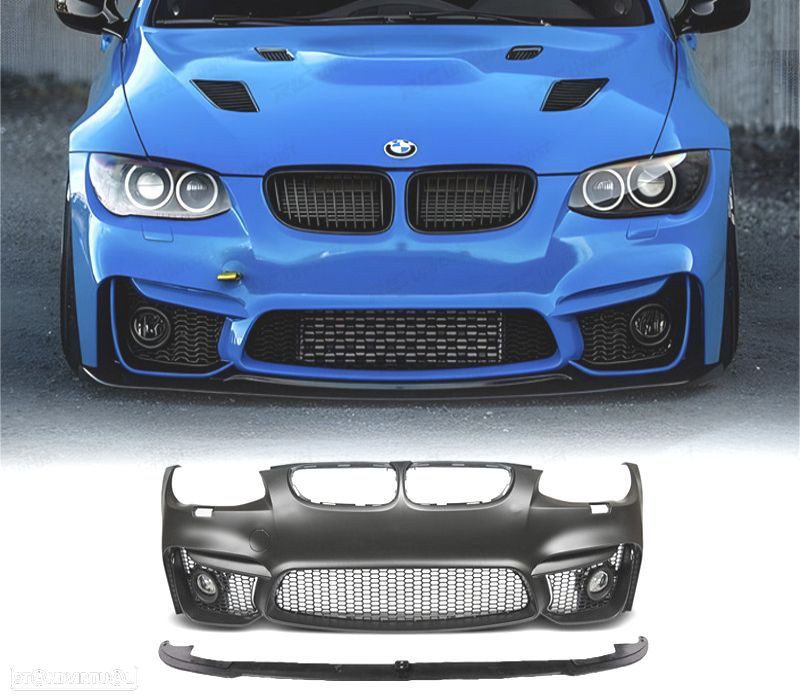 PÁRA-CHOQUES FRONTAL BMW E92 E93 LCI 10-14 LOOK M4 + LÁBIO DO SPOILER - 1