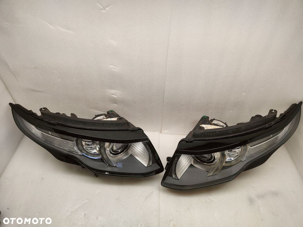 land rover evoque xenon z led komplet lamp przód bj32-13w029, bj32-13w030 - 6