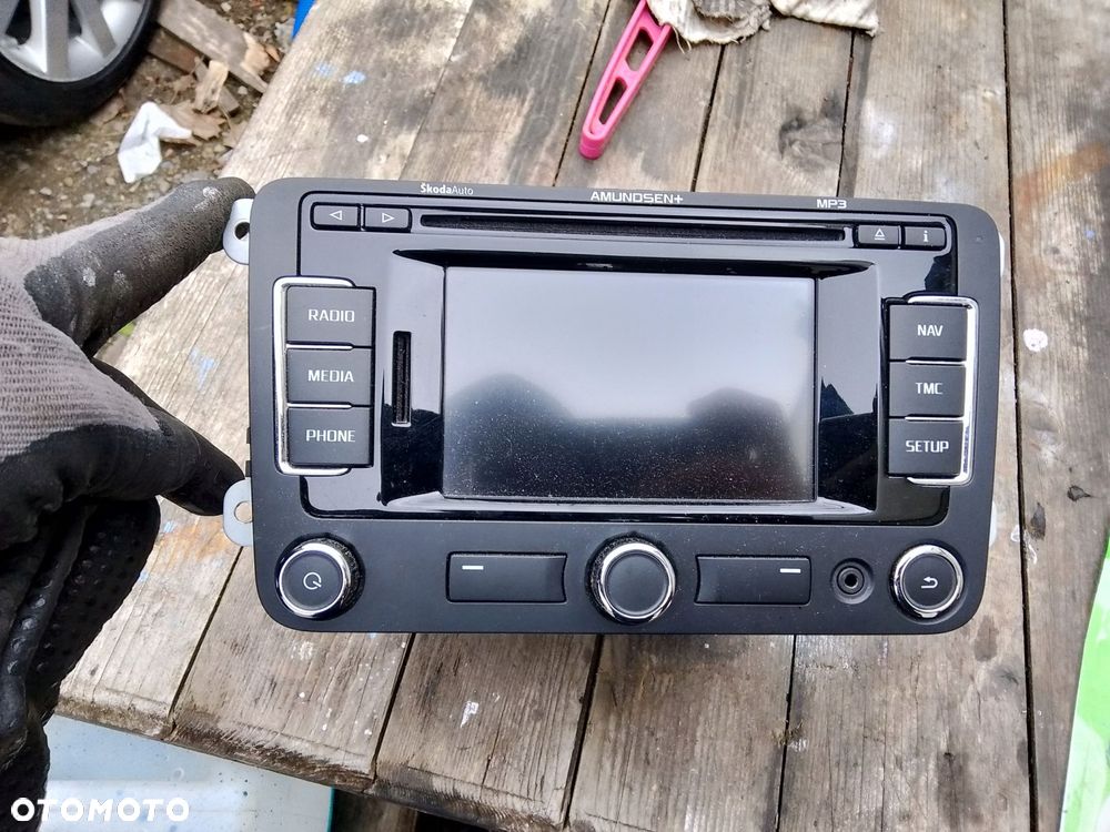 radio skoda superb ii 3t0035192k - 1