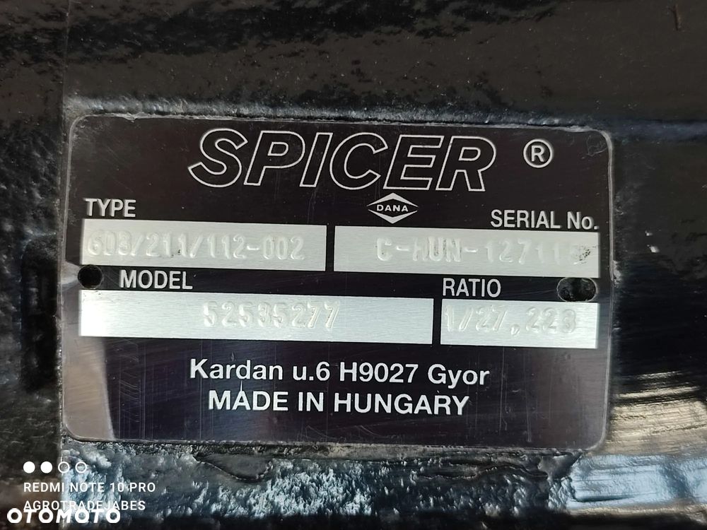 Most napędowy  52535277  Manitou MLT 625-75H - 10