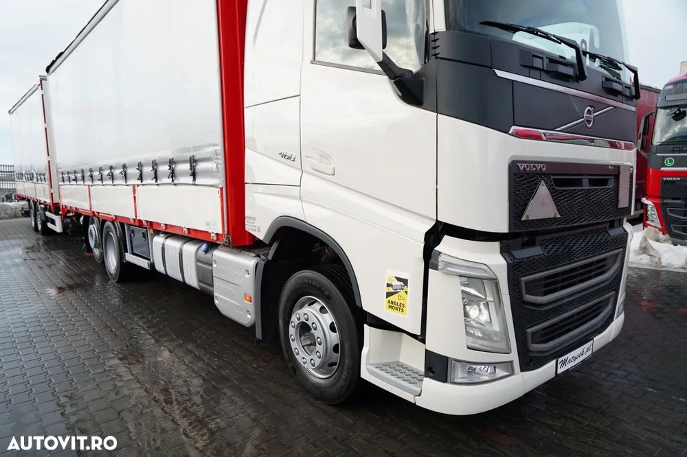Volvo FH 460 / COMBINAT TANDEM / 120 M3 / TRAVERSE / DROPSIDE / I-PARK COOL / PODEA RESISTENTĂ / LIFT / AXE RIDICATĂ / DIRECȚIE - 5