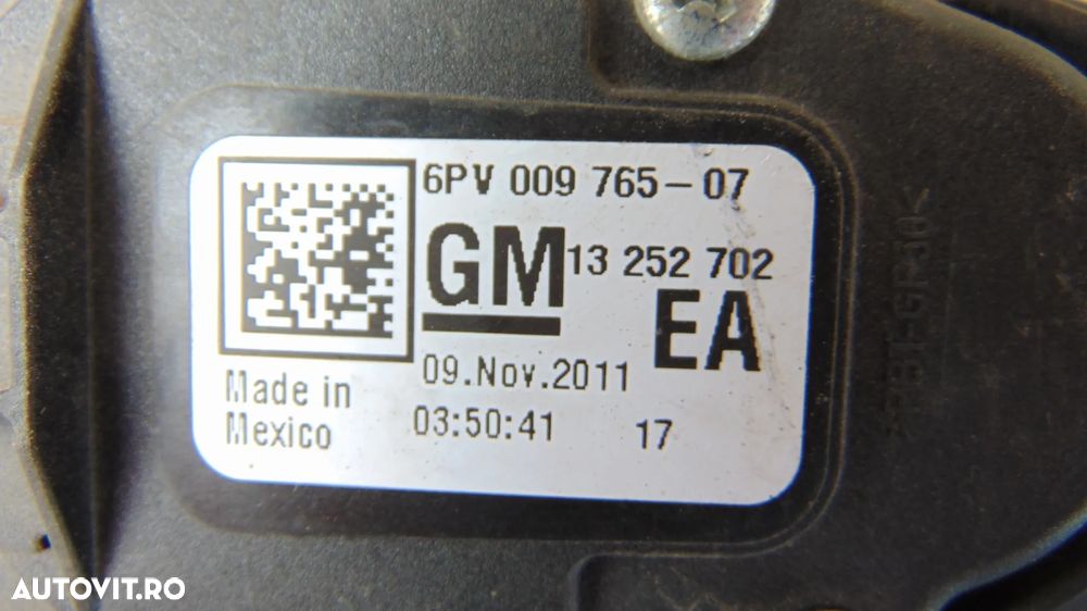 Pedala acceleratie cu senzor Opel Astra J 1.7/2.0 CDTI an 2009-2015 cod 13252702 - 3