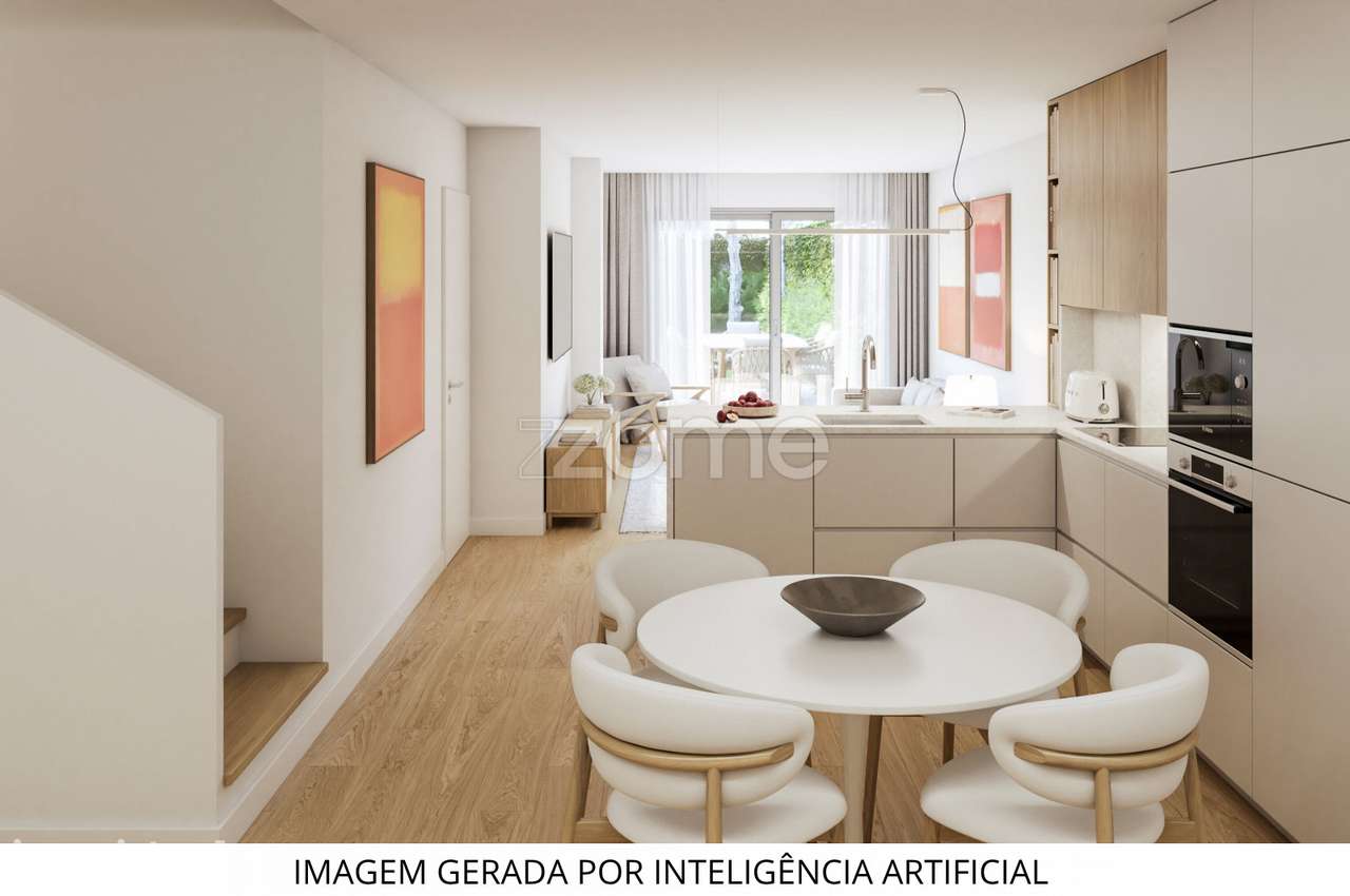 Apartamento T1+1 novo, com jardim, em Aldoar. - Grande imagem: 2/20