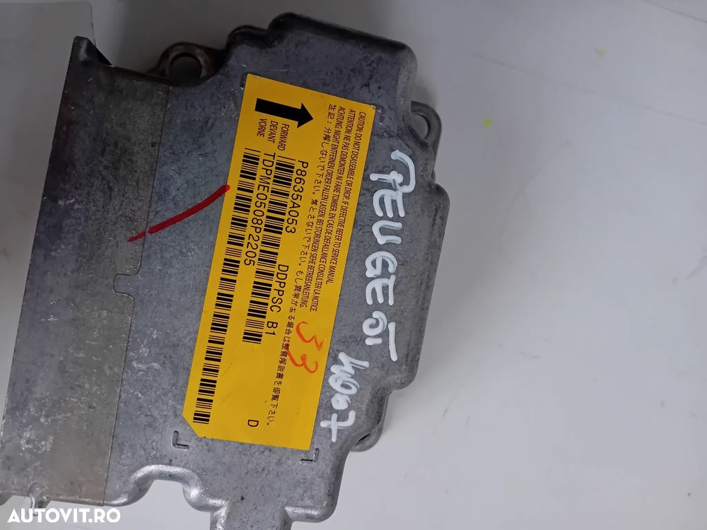 Plansa Bord Kit Airbag Peugeot 4007 2007–2012 | Complet | Testat Cu Garanție - 7