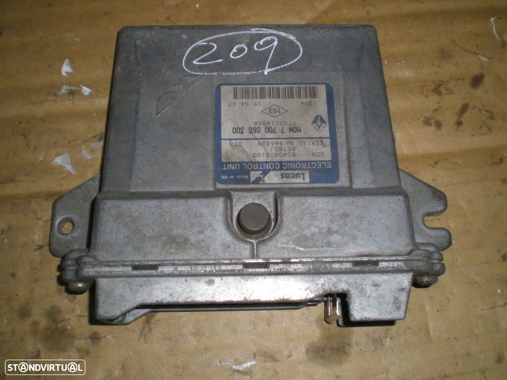 Centralina 7700868300 7700114868 RENAULT KANGOO 2000 1,9D LUCAS - 1