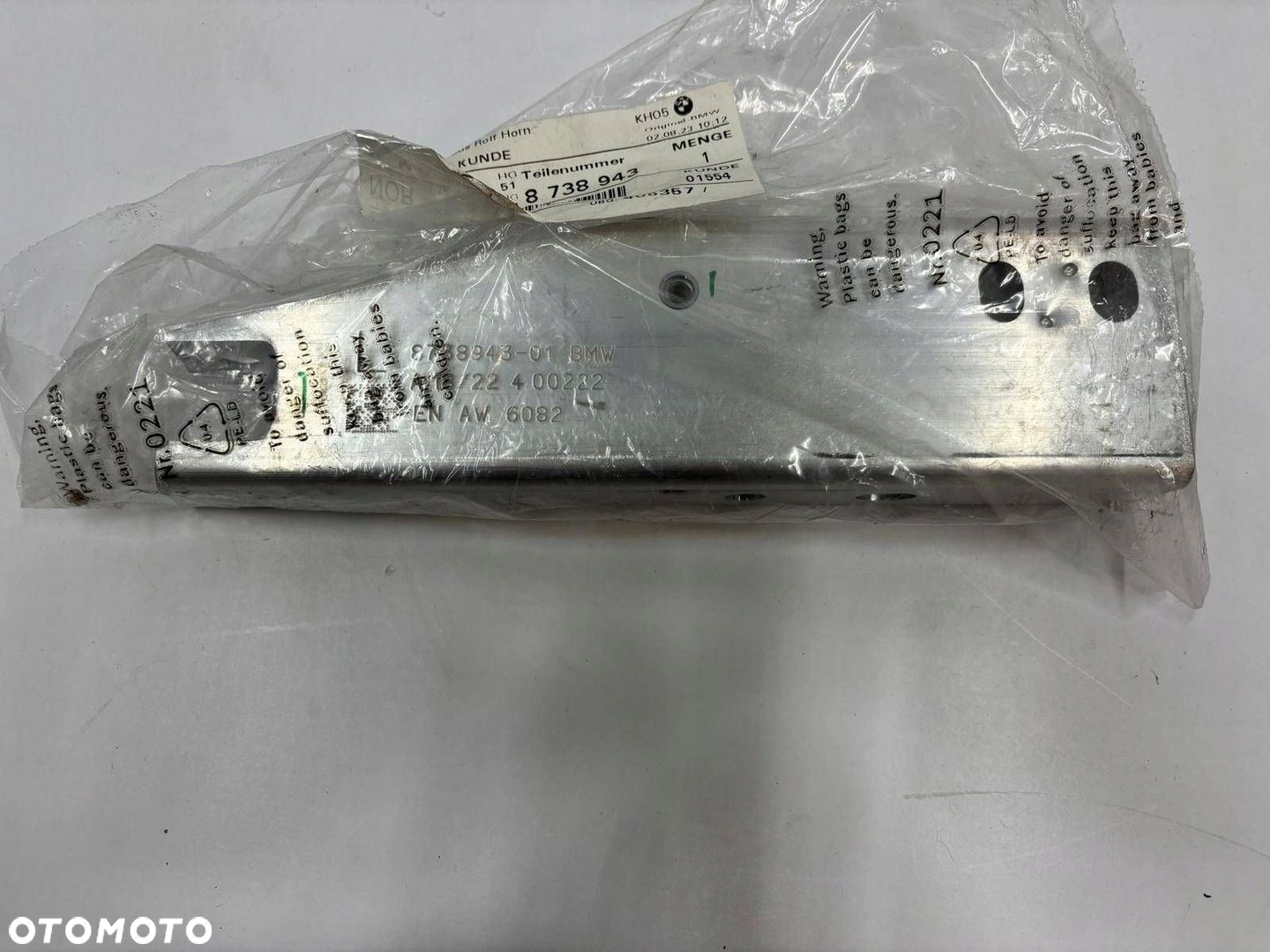 BMW 4 i4 G26 G28 strefa zgniotu lewa 8738943 nowa - 2