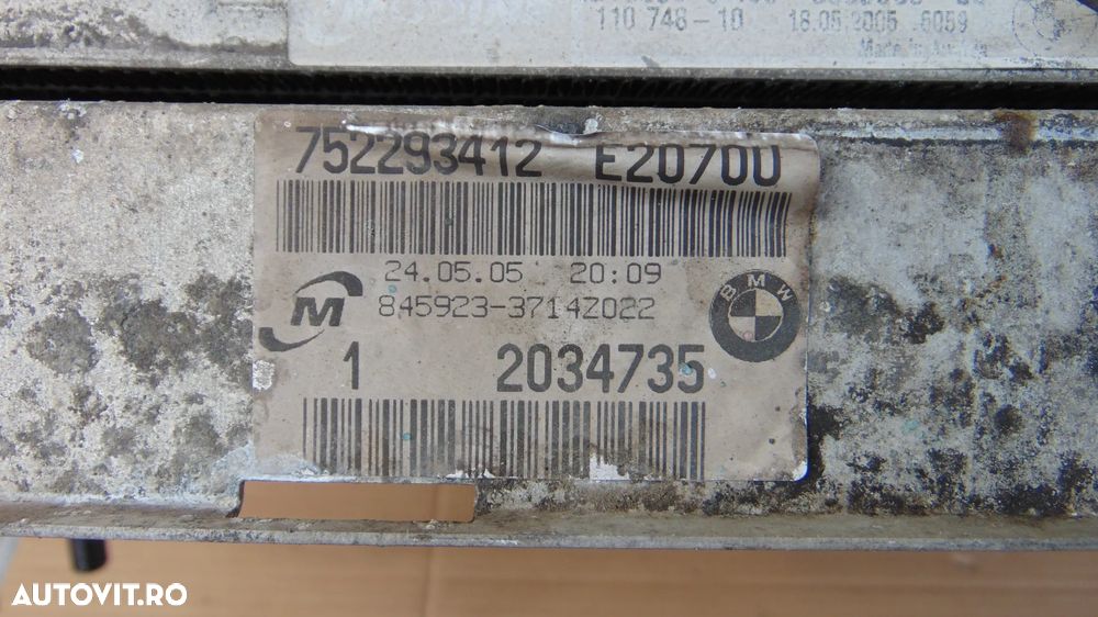 Radiator apa-clima BMW Seria 1 E87 1.6 benzina cod 752293412 an 2004-2007 - 4