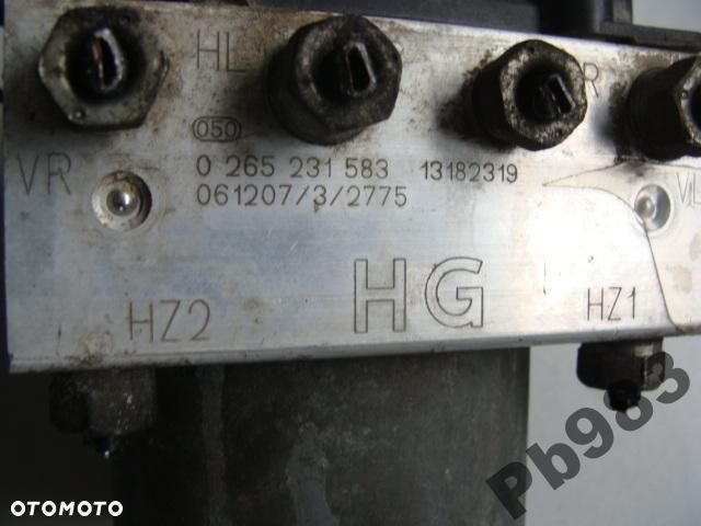 abs opel tigra corsa meriva 13182319 hg !! - 2