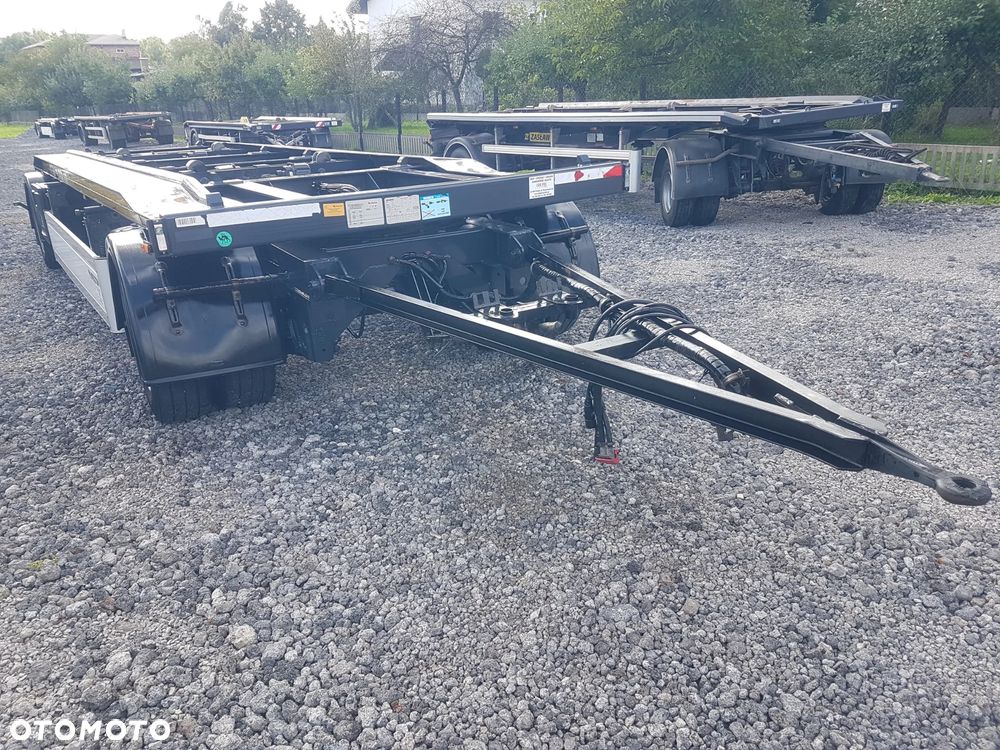 Wielton PS-2 PRZYCZEPA POD KONTENERY DO HAKOWCA 2-OSIE BLIŹNIAKI HUFFERMANN ZASŁAW SKIBICKI - 1