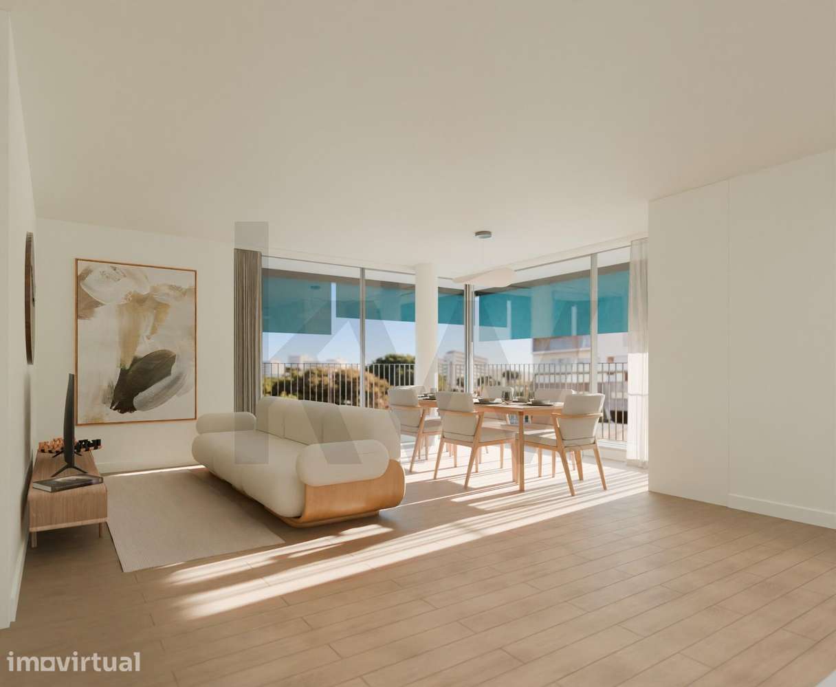 T2 Elegante com Vista Rio em Marvila | 2 Suites | Empreendimento MARVI - Grande imagem: 3/29