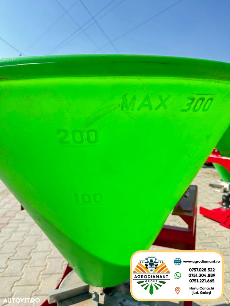 Alta Masina imprastiat ingrasaminte DEMAROL 200 / 300 / 500L - Tip coif cu 1 disc - 2