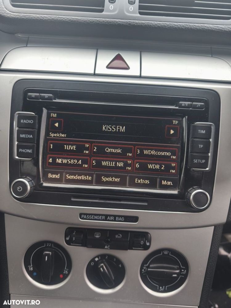 Radio cd player RCD 510 original Volkswagen Passat B6 B7 Golf Touran - 5