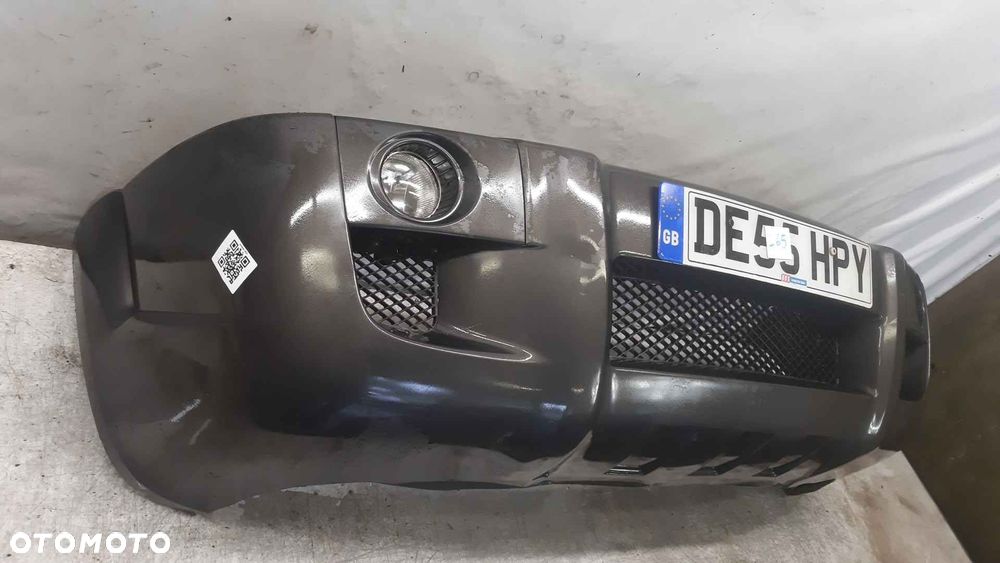 + ZDERZAK PRZÓD PRZEDNI HYUNDAI TUCSON SZARY GRAFITOWY HALOGENY - 4