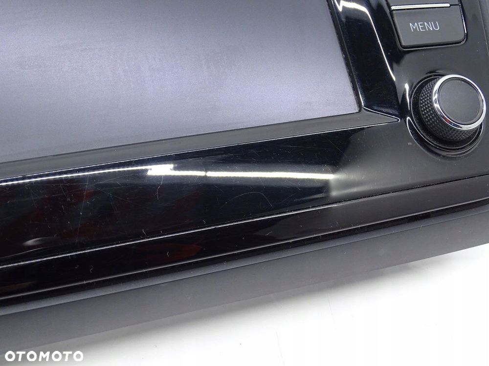 EKRAN WYŚWIETLACZ MONITOR MMI RADIA SKODA OCTAVIA III 5E 5E0919605J - 3