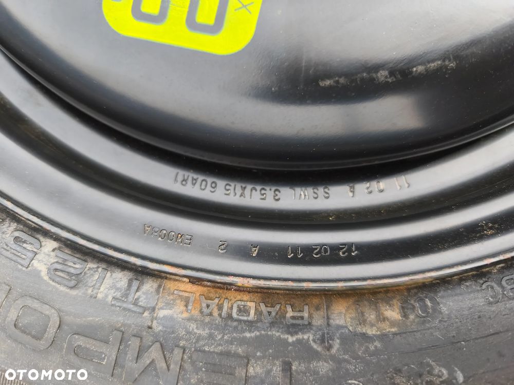 KOŁO DOJAZDOWE ZAPASOWE CITREON C3 II DS3 15 CALI 4X108 - 3